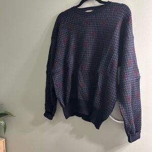 Vintage merino wool pullover sweater lightweight grandpacore